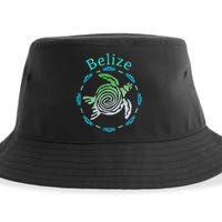 Belize Vintage Tribal Turtle Gift Sustainable Bucket Hat