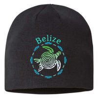 Belize Vintage Tribal Turtle Gift Sustainable Beanie