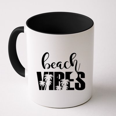 Beach Vibes Tropical Vacation Mug