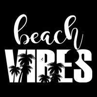 Beach Vibes Tropical Vacation Sustainable Knit Beanie