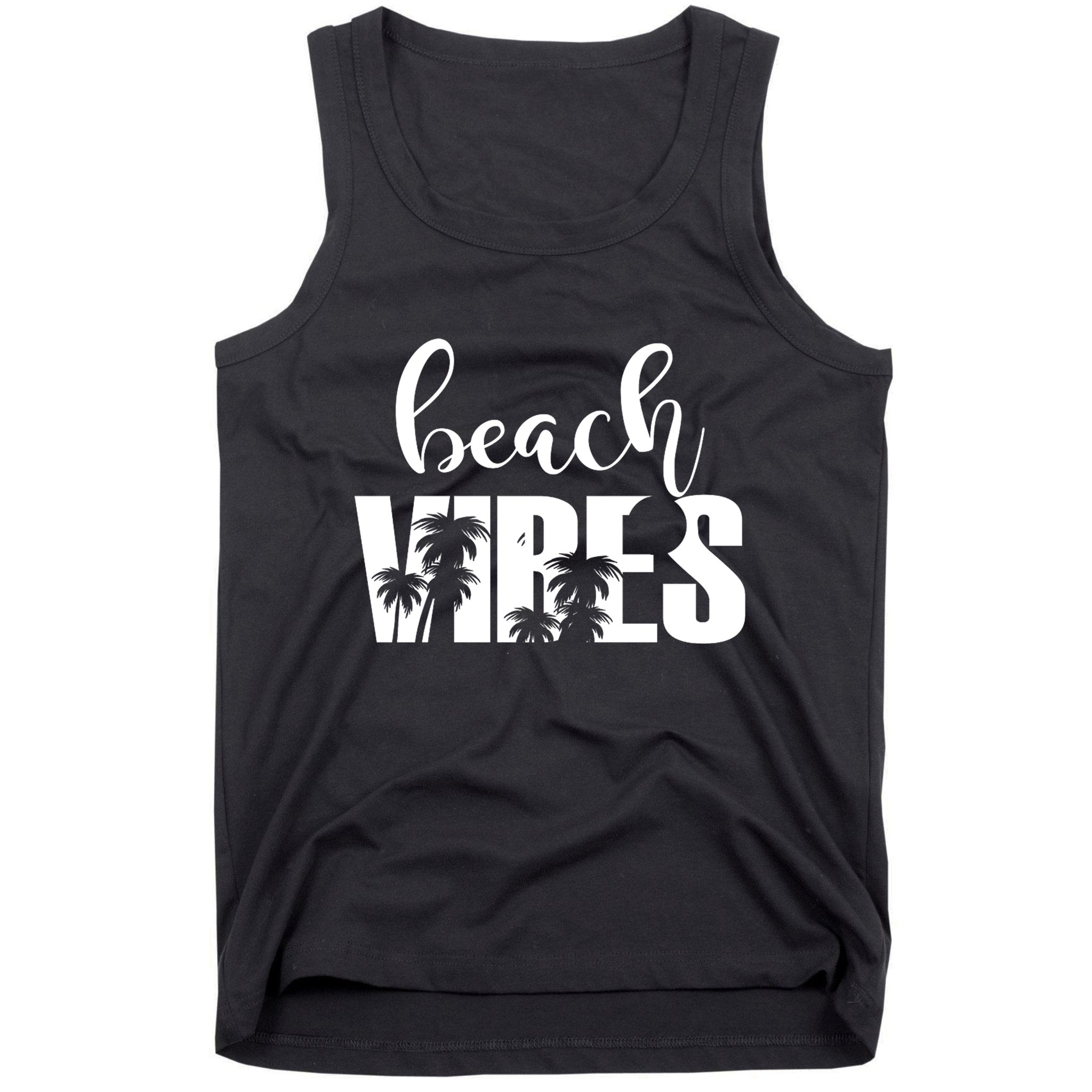 Beach Vibes Tropical Vacation Tank Top