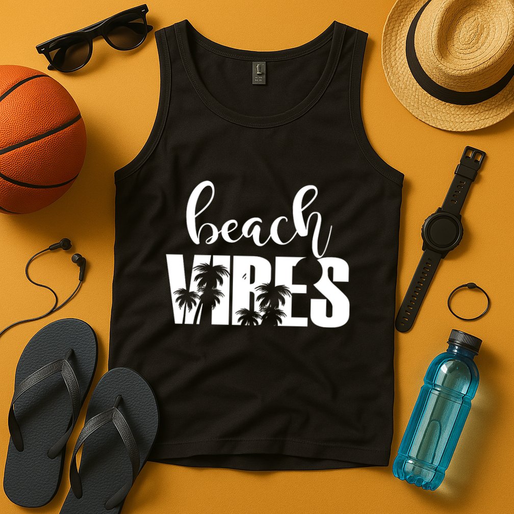 Beach Vibes Tropical Vacation Tank Top