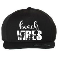 Beach Vibes Tropical Vacation Wool Snapback Cap