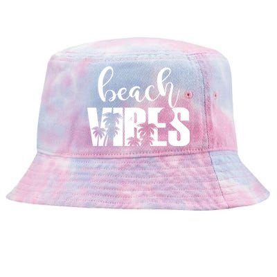 Beach Vibes Tropical Vacation Tie-Dyed Bucket Hat