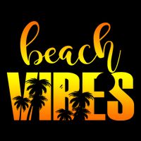 Beach Vibes Tropical Sunset Vacation Mug
