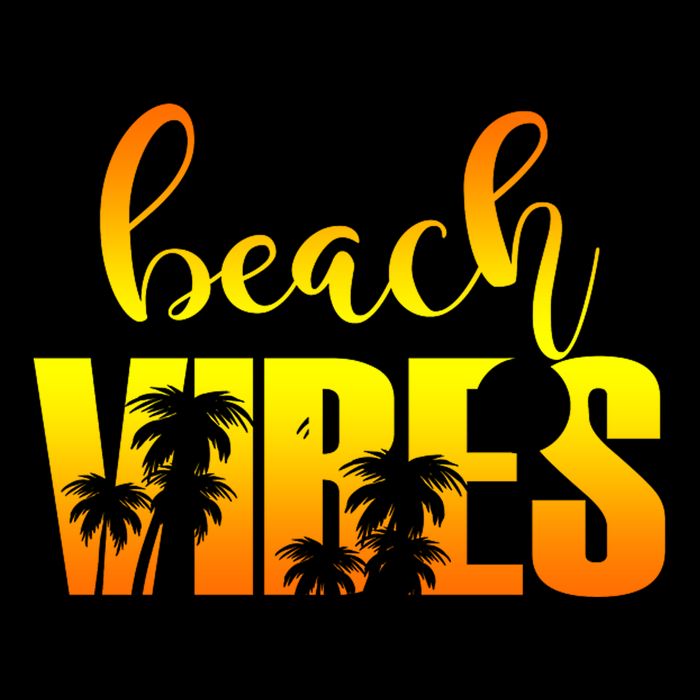 Beach Vibes Tropical Sunset Vacation Mug
