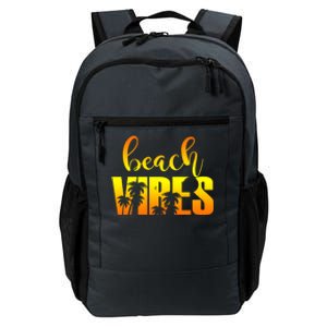 Beach Vibes Tropical Sunset Vacation Daily Commute Backpack