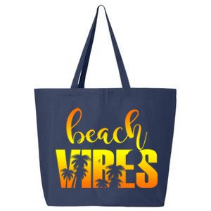 Beach Vibes Tropical Sunset Vacation 25L Jumbo Tote