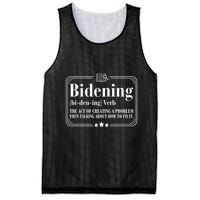 Bidening Verb The Act Of Creating A Problem Mesh Reversible Basketball Jersey Tank