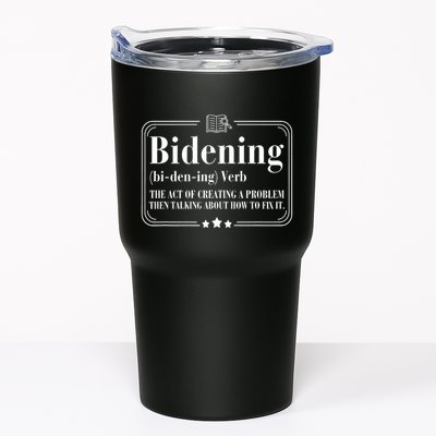 Bidening Verb The Act Of Creating A Problem Tumbler