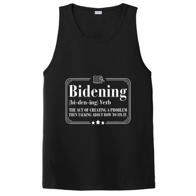 Bidening Verb The Act Of Creating A Problem PosiCharge Competitor Tank