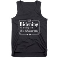 Bidening Verb The Act Of Creating A Problem Tank Top