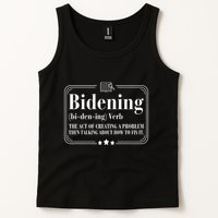 Bidening Verb The Act Of Creating A Problem Tank Top