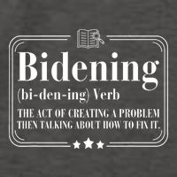 Bidening Verb The Act Of Creating A Problem Vector Backpack