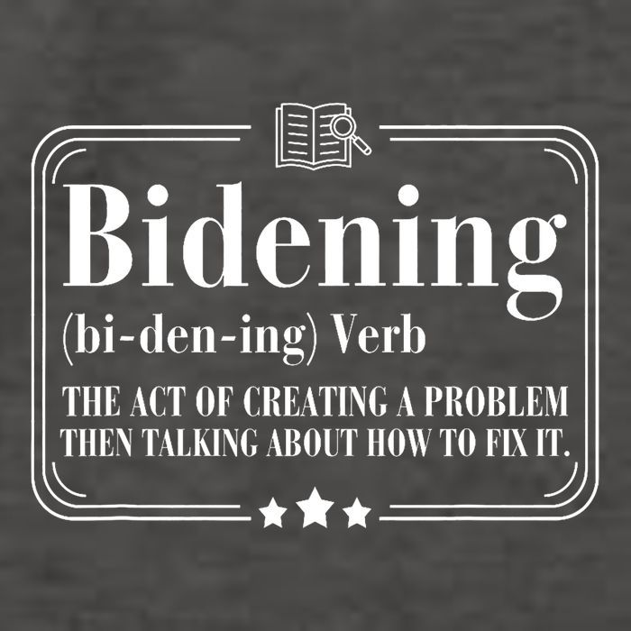 Bidening Verb The Act Of Creating A Problem Vector Backpack