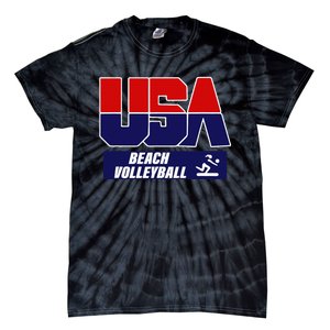 Beach Volleyball Usa Tie-Dye T-Shirt