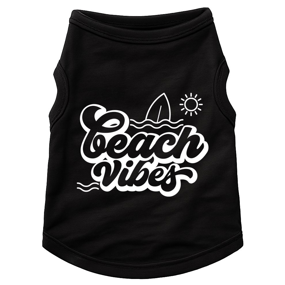 Beach Vibes Vacation Tropical Doggie Tank