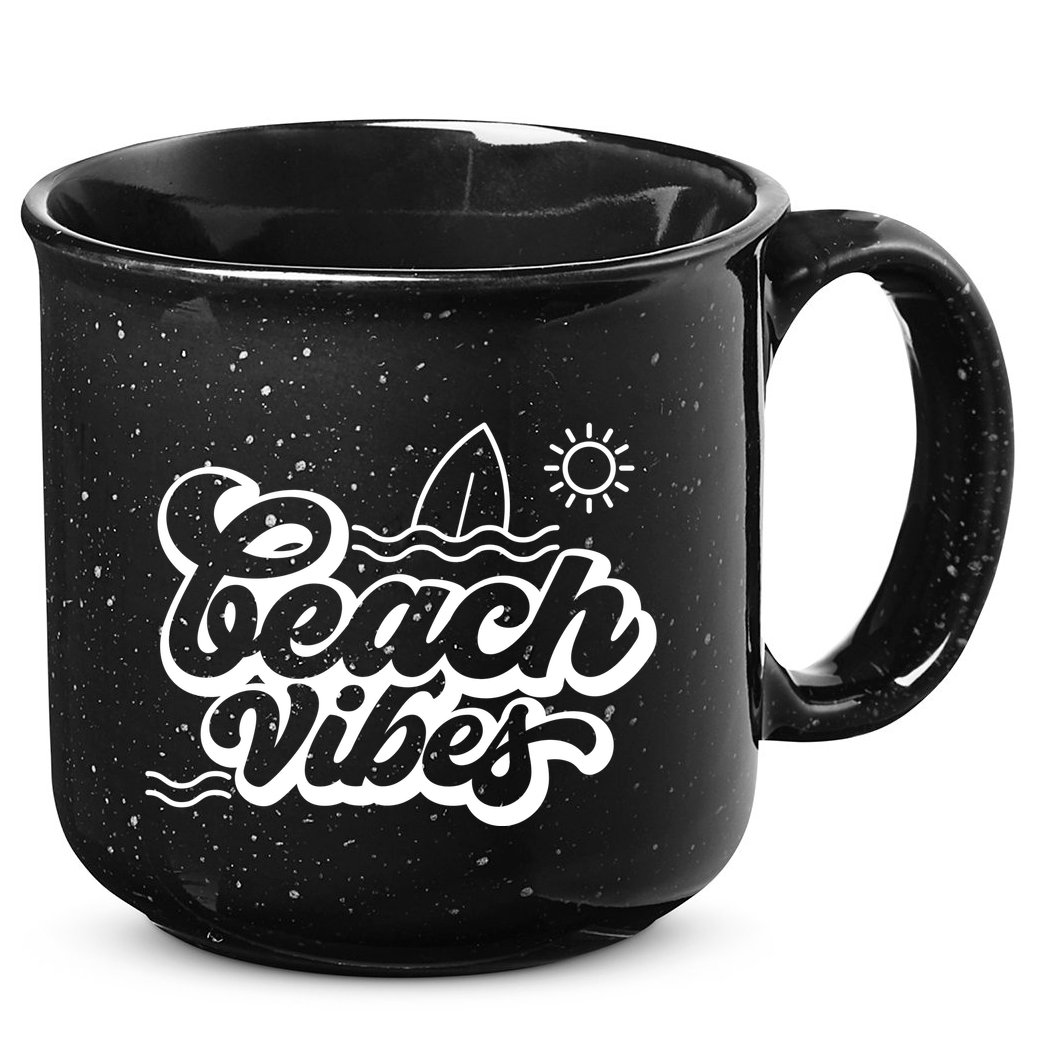 Beach Vibes Vacation Tropical 15oz Campfire Ceramic Mug