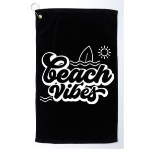 Beach Vibes Vacation Tropical Platinum Collection Golf Towel