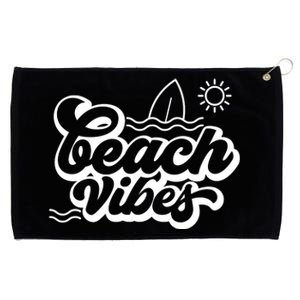 Beach Vibes Vacation Tropical Grommeted Golf Towel