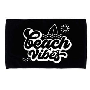 Beach Vibes Vacation Tropical Microfiber Hand Towel