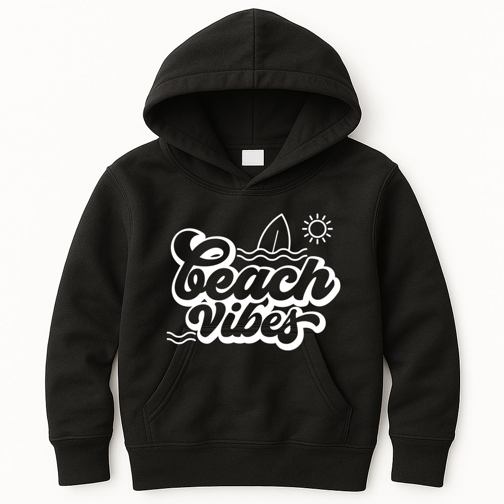 Beach Vibes Vacation Tropical Kids Hoodie