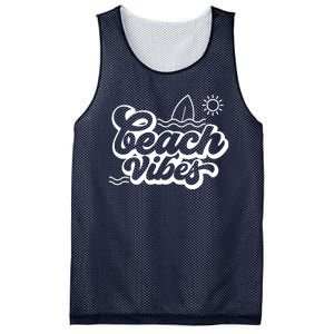 Beach Vibes Vacation Tropical Mesh Reversible Basketball Jersey Tank