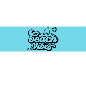 Beach Vibes Vacation Tropical Bumper Sticker