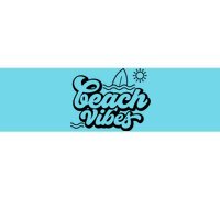 Beach Vibes Vacation Tropical Bumper Sticker