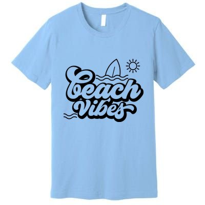 Beach Vibes Vacation Tropical Premium T-Shirt