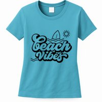 Beach Vibes Vacation Tropical Womens T-Shirt