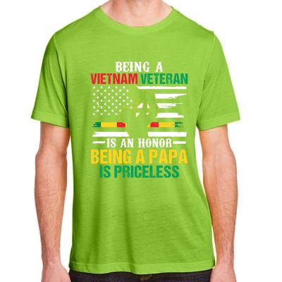 Being Vietnam Veteran Is An Honor Being Papa Is Priceless Gift Adult ChromaSoft Performance T-Shirt