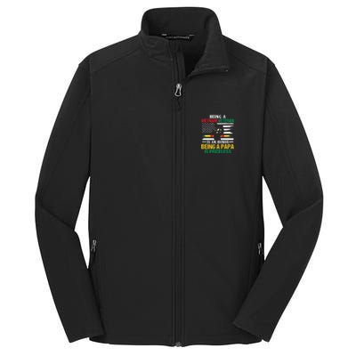 Being Vietnam Veteran Is An Honor Being Papa Is Priceless Gift Core Soft Shell Jacket