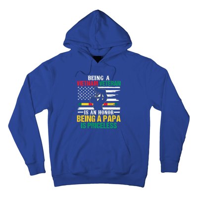 Being Vietnam Veteran Is An Honor Being Papa Is Priceless Gift Hoodie