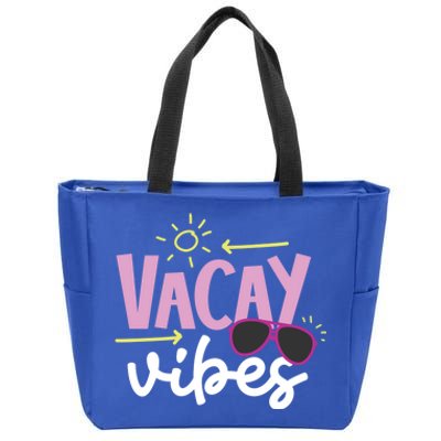 Beach Vacay Vibes Gift Zip Tote Bag