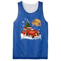 Beagle Vintage Wagon Red Truck Christmas Tree Pajamas Great Gift Mesh Reversible Basketball Jersey Tank