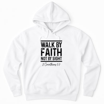 Bible Verse Walk Faith Not By Sight Christian Pastor Hoodie