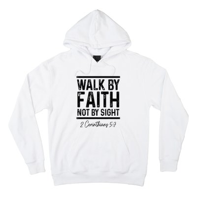 Bible Verse Walk Faith Not By Sight Christian Pastor Hoodie