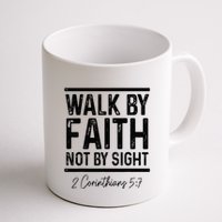 Bible Verse Walk Faith Not By Sight Christian Pastor Mug