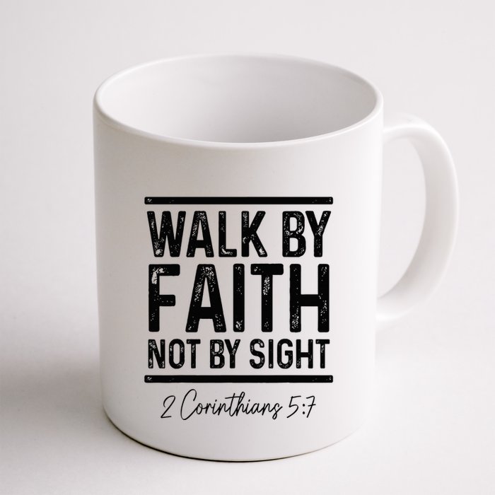 Bible Verse Walk Faith Not By Sight Christian Pastor Mug
