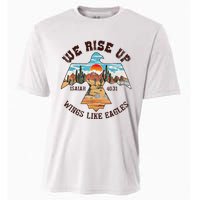 Bible Verse We Rise Up Wings Like Eagles Isaiah 4031 Cooling Performance Crew T-Shirt