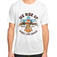 Bible Verse We Rise Up Wings Like Eagles Isaiah 4031 Adult ChromaSoft Performance T-Shirt