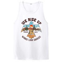 Bible Verse We Rise Up Wings Like Eagles Isaiah 4031 PosiCharge Competitor Tank