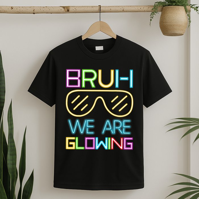 Bruh We Are Glowing In My Era Group Team T-Shirt