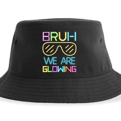 Bruh We Are Glowing In My Era Group Team Sustainable Bucket Hat
