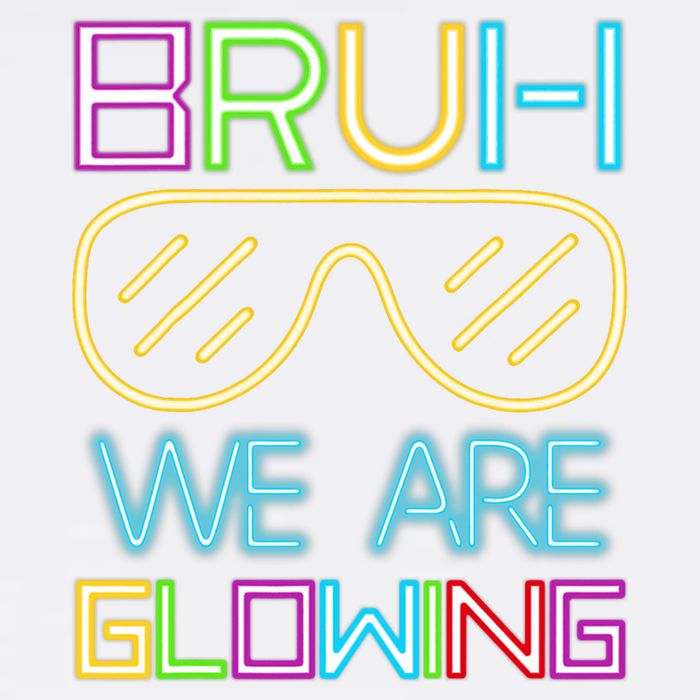 Bruh We Are Glowing In My Era Group Team Garment-Dyed Sweatshirt