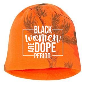 Black Women Are Dope Period Kati - Camo Knit Beanie