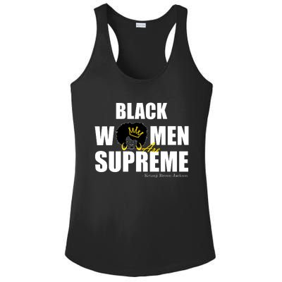 Black Women Are Supreme KBJ Ketanji Brown Jackson The Supremes Ladies PosiCharge Competitor Racerback Tank