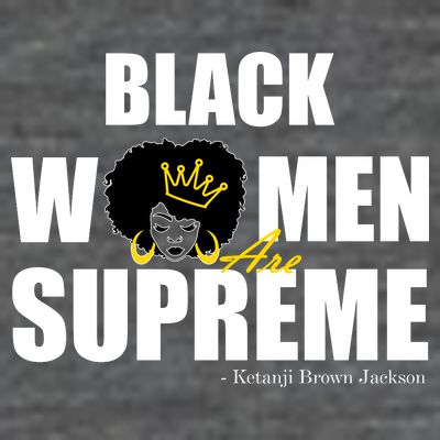 Black Women Are Supreme KBJ Ketanji Brown Jackson The Supremes T-Shirt