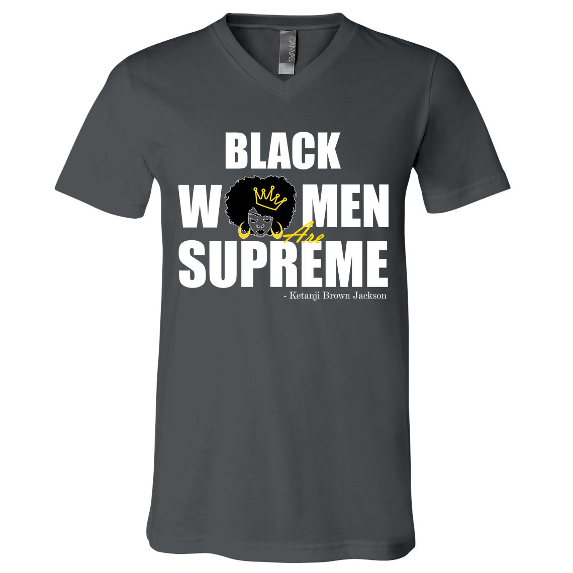 Black Women Are Supreme KBJ Ketanji Brown Jackson The Supremes V-Neck T-Shirt